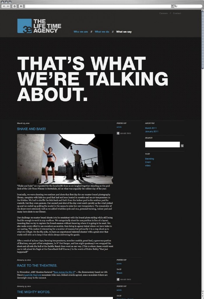 3e — The Life Time Agency blog